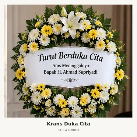 Krans Bunga Duka Sukajadi Pekanbaru